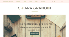 Desktop Screenshot of chiaragrandin.com